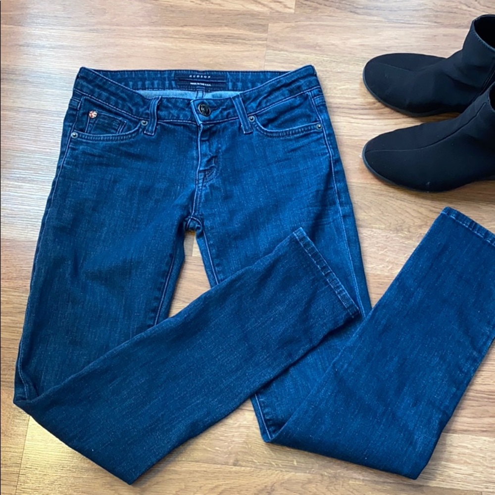 Hudson women’s style #w437dmc, color: Kin, skinny jeans, size 25 - Picture 5 of 16